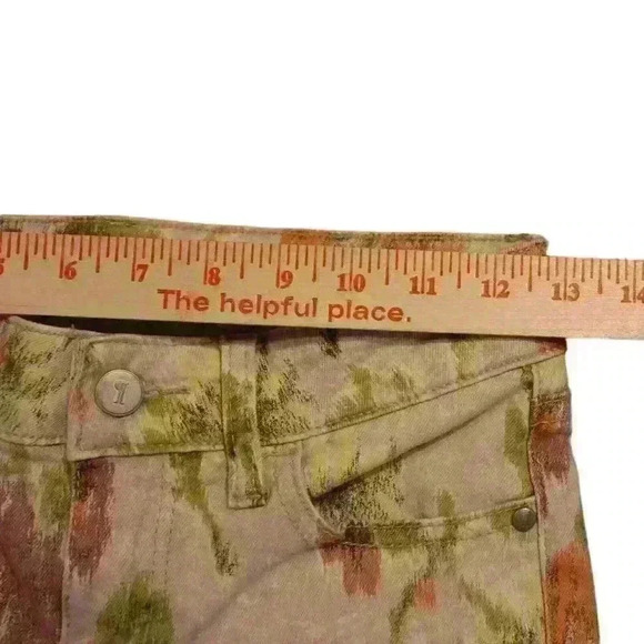 Pilcro Floral Ikat Stet Slim floral jeans size 25 - Picture 4 of 6